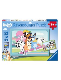 Puzzle Ravensburger Bluey 2x12pc (10105693) 