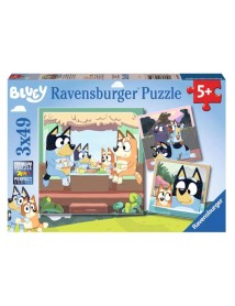 Puzzle Ravensburger Bluey 3x49pc (10105685) 