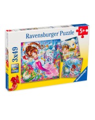 Puzzle Ravensburger Charming Mermaids 3x49pc (08063)