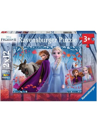  Puzzle Ravensburger Frozen 2 Journey Into The Unknown 2x12pc (05009)