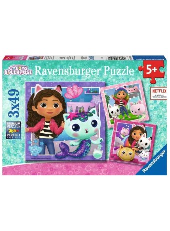  Puzzle Ravensburger Gabbys Dollhouse 3x49pc (10105659)