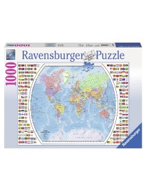 Puzzle Ravensburger Political World Map 1000pc (19633) 
