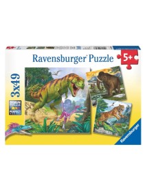 Puzzle Ravensburger Primeval Ruler 3x49pc (09358) 
