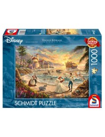 Puzzle Schmidt Thomas Kinkade Disney The Little Mermaid Celebration Of Love 1000pc (sch8036) 