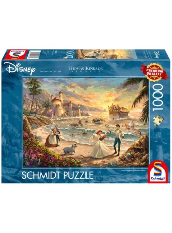 Puzzle Schmidt Thomas Kinkade Disney The Little Mermaid Celebration Of Love 1000pc (sch8036)