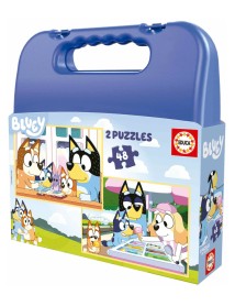 Puzzle Suitcase 2x48 Pcs Bluey (80-19831) 