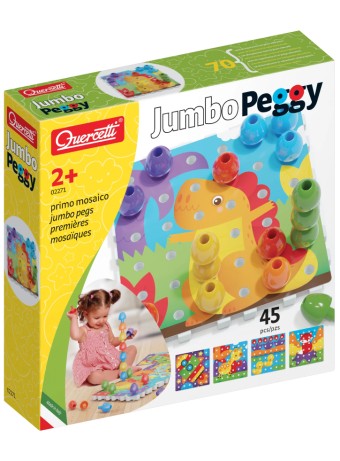  Quercetti Jumbo Peggy (45 Pcs) (qu-2271)