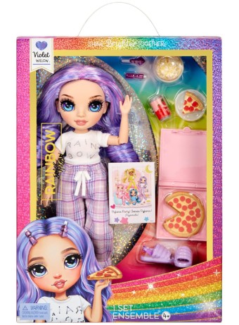 Papusa Rainbow High Junior High Doll Violet
