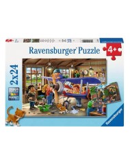 Ravensburger Airplane & Train Repairs 2x24pcs (12004044)