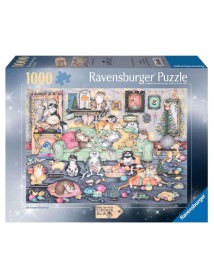 Ravensburger Puzzle Crazy Cats Christmas Crackers 1000p (12001244) 