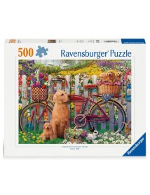 Ravensburger Puzzle Cute Dogs In The Garden 500p (12000209) 