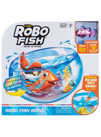 Jucarie Robot Robo Alive Robotic Fish Playset (7126)