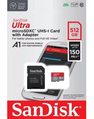 Sandisk Microsdxc Ultra 512gb 150mb S Uhs I Adap S