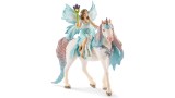 Figurina Statueta Schleich Bayala Fairy Eyela With Princess Unicorn 70569