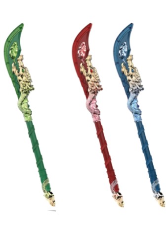  Sea&sun Machete W. Light & Sound 8pcs Display (6616a)