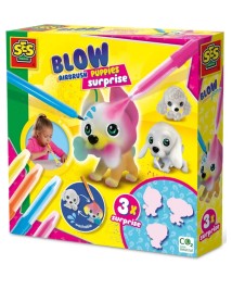 Ses Creative Blow Pens Decorate 3 Puppies (s14333) 