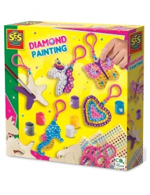 Ses Creative Diamond Painting Wooden Keychains (s14702) 