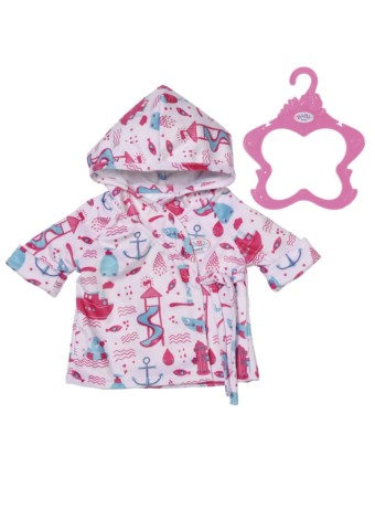 Papusa Set Baby Born Bath Bathrobe 43cm