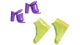 Papusa Set Barbie Fashion 5 Pairs Of Shoes In Different Colors Style (hbv30)