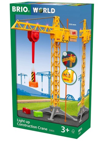  Set Brio Construction Crane With Lights (33835)