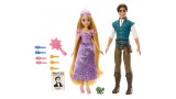 Papusa Set Disney Princess Rapunzel Flynn Rider Adventure (hlw39)