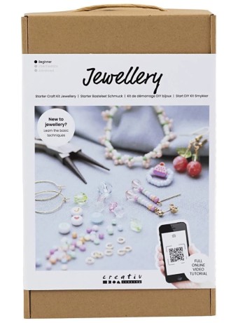  Set Diy Kit Starter Craft Kit Jewellery Vibrant Colours (970857)