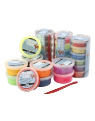 Set Foam Clay Assorted Colours 28 Tubs (78816)