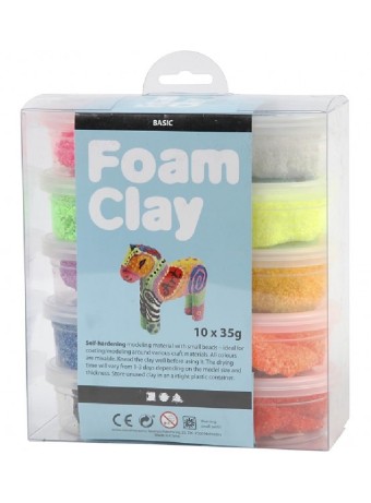 Plastilina Set Foam Clay Basic (78930)