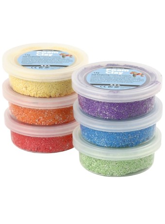Plastilina Set Foam Clay Metallic Bright (78811)