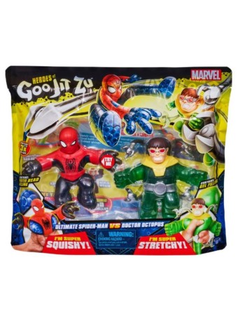 Figurina Joc Set Goo Jit Zu Marvel S5 Versus Pack Spider Man Vs. Dr. Octopus 41378