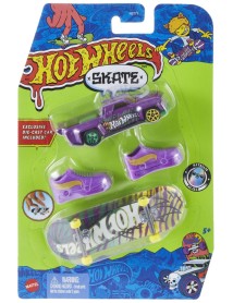 Set Hot Wheels Skate - Solid Muscle Feline Risky Tony Hawk Fingerboard Set (hng64) 