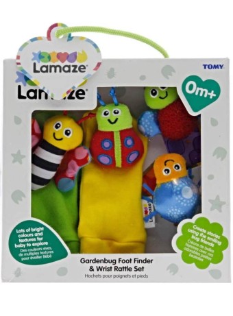 Jucarie Plus Set Lamaze - Gardenbug Wrist Rattle And Footfinder