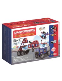 Set Magformers Amazing Police Rescue 26pc (3069) 