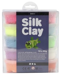 Set Plastilina Silk Clay Basic Colours (79146) 