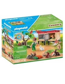 Set Playmobil Rabbit Hutch (71252) 