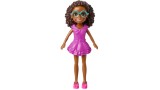 Papusa Set Polly Pocket Medium Painting Dark Skin With Pet (hkv91)