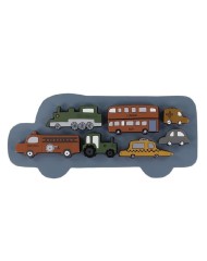 Set Smallstruff Auto Puzzle Wooden