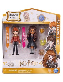 Set Spin Master Wizarding World Harry Potter Ron Parvati Magical Minis 