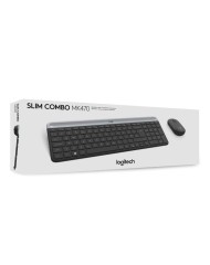Set Tastatura & Mouse Logitech Slim Wireless Combo Mk470