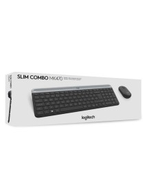 Set Tastatura & Mouse Logitech Slim Wireless Combo Mk470 