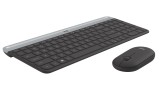  Set Tastatura & Mouse Logitech Slim Wireless Combo Mk470 pentru PC