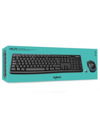  Set Tastatura & Mouse Logitech Wireless Combo Mk270 pentru PC