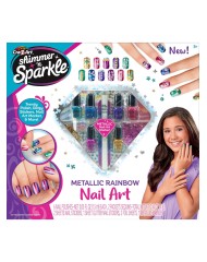 Shimmer n Sparkle Metallic Rainbow Nail Art (65540)