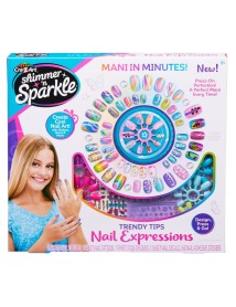 Shimmer N Sparkle Trendy Tips Nail Expressions (65610s) 