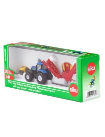 Siku 1:87 New Holland Tractor With Crop Sprayer (313-1799) 