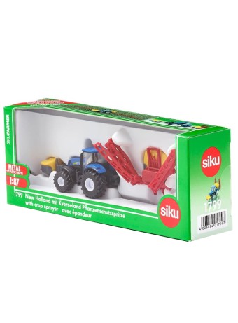  Siku 1:87 New Holland Tractor With Crop Sprayer (313-1799)