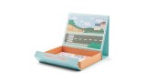  Small Wood Magnetic Vehicle Set W. Carry Box (l20229)