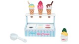  Small Wood Mini Ice Cream Shop (l40227)