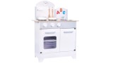  Small Wood Play Kitchen Grey (l40193)