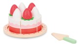  Small Wood Strawberry Cake (l40246)